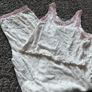 TJMaxx Bow Pajama Set